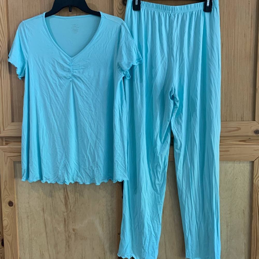 Wiwi Light Blue Women's Pajama Set Sz M